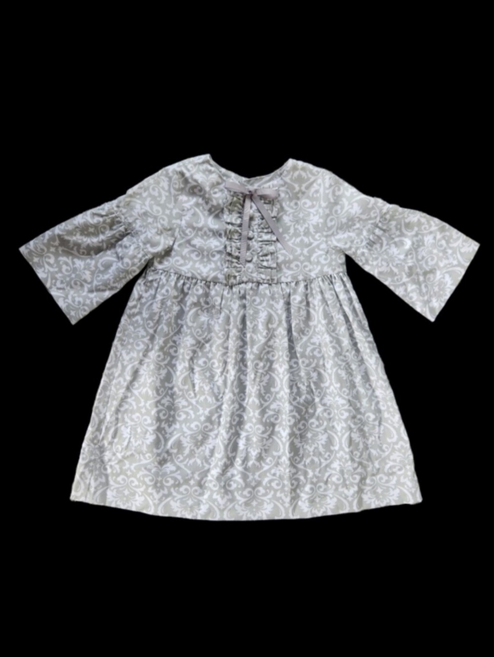 Kelly's Kids Cassidy Damask Print Dress Girls Size 4-5